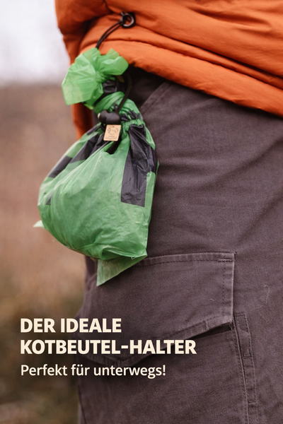 Kotbeutel Halter für unterwegs